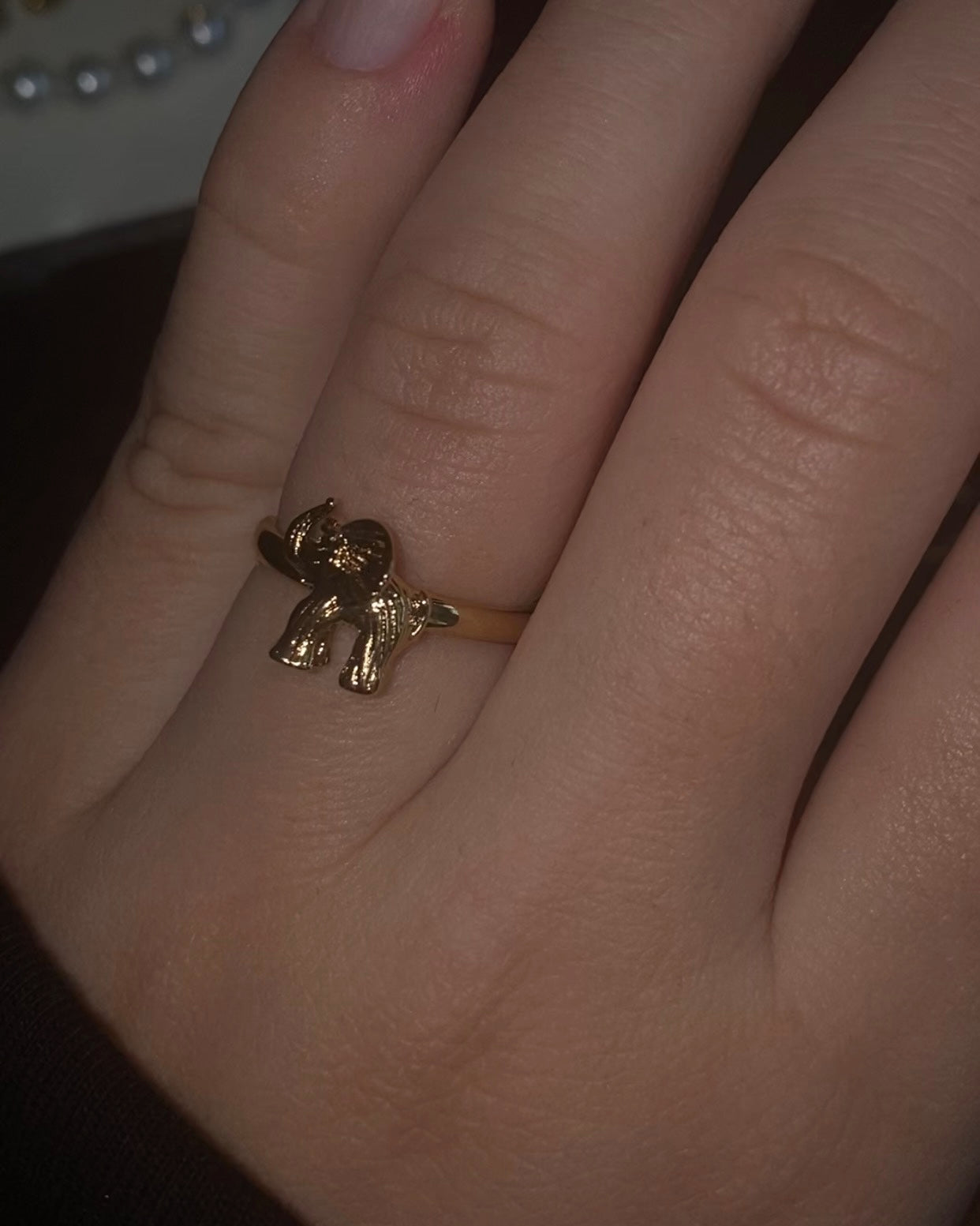 Ear cuff / Ring / Elephant