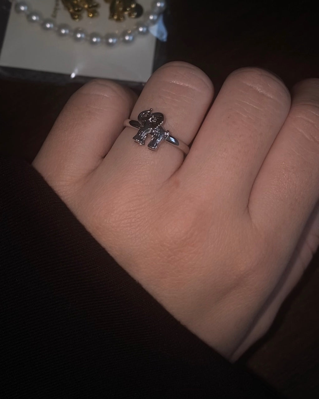 Ear cuff / Ring / Elephant