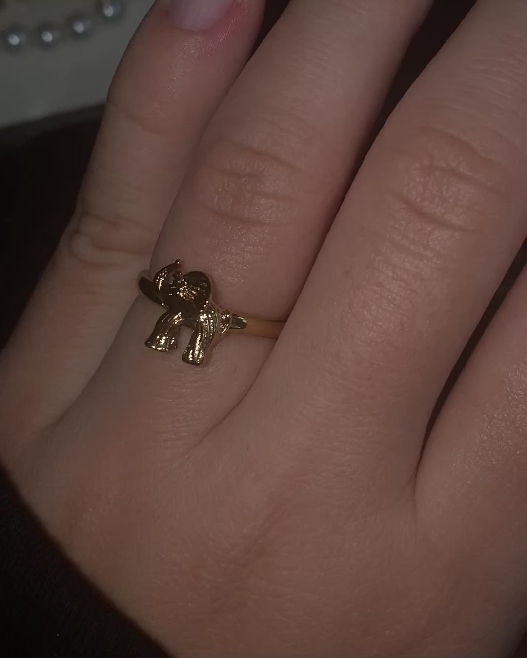 Ear cuff / Ring / Elephant