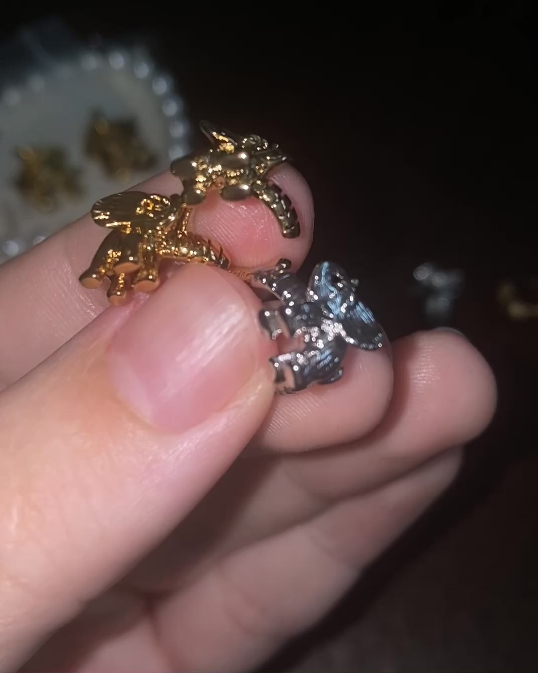 Ear cuff / Ring / Elephant